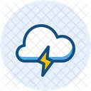 Wolke Blitz  Symbol