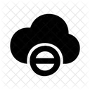 Wolke entfernen  Symbol