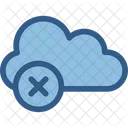 Wolke entfernt  Symbol