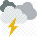 Wolke gewitter  Symbol