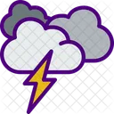 Wolke gewitter  Symbol