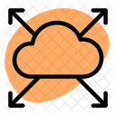 Wolke jede Richtung  Symbol