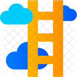 Wolke leiter  Symbol
