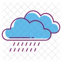 Wolke regen  Symbol