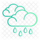 Wetter Regen Wolke Symbol