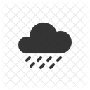 Wolke regen  Symbol