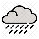 Wolke regnerisch  Symbol