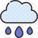 Wolke regen  Symbol