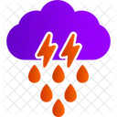 Wolke regen  Symbol