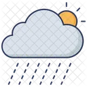 Wolke regen  Symbol