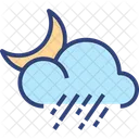 Wolke regen mond  Symbol