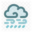 Regen Wolken Wind Symbol