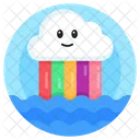 Wolke regenbogen  Symbol