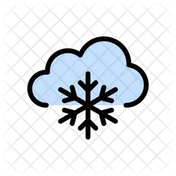 Wolke schnee  Symbol