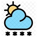 Wolke schnee  Symbol