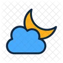 Wolke und Mond  Symbol