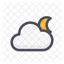 Wolke und Mond  Symbol