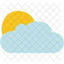 Wolke und Sonne  Symbol