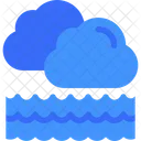 Wolke welle  Symbol