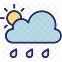 Wolken Regen Regnet Symbol