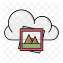 Bilder Wolken Datenbank Icon