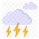 Wolke gewitter  Symbol