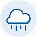 Wolke regen fallen  Symbol