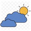 Wolken Und Sonne Wetter Wolke Symbol