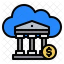 Bank Wolke Geld Symbol