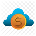 Cloud Munze Munze Geld Symbol