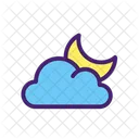 Wolke nacht  Symbol