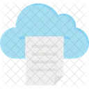 Cloud Papier Cloud Druck Cloud Druck Symbol