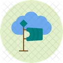 Regenwolken  Symbol