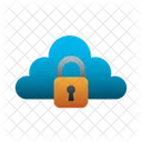 Cloud Sperre Cloud Download Symbol