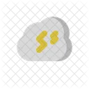 Wolke sturm  Symbol