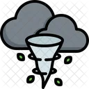 Wolke sturm  Symbol