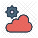 Cloud Server Einstellung Symbol