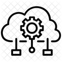 Cloud Einstellung Cloud Management Systemeinstellung Symbol