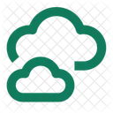 Bewolkt Wetter Wolke Symbol