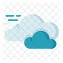 Bewolkt Bewolktes Wetter Wolke Symbol