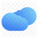 Bewolkt Wolke Wetter Symbol