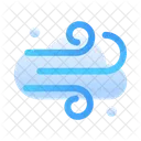 Wolkig windig  Symbol