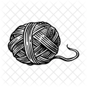 Wollgarn Stricken Hakeln Symbol