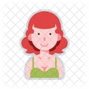 Woman Redhead Avatar Icon