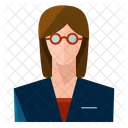 Woman Avatar Business Icon