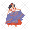Gypsy Dance Woman Icon