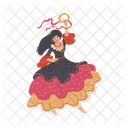 Gypsy Vector Tambourine Icon