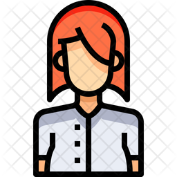 Woman Icon Of Colored Outline Style Available In Svg Png Eps Ai Icon Fonts