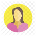 Woman Avatar Profile Icon