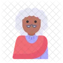 Winter Avatar User Profile People Woman Elder Icon